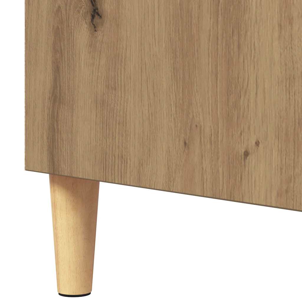 Dressoir Artisan Eiken 57 x 35 x 89.5 cm Bewerkt hout is nu te koop bij PeponiXL, paradijselijk wonen!