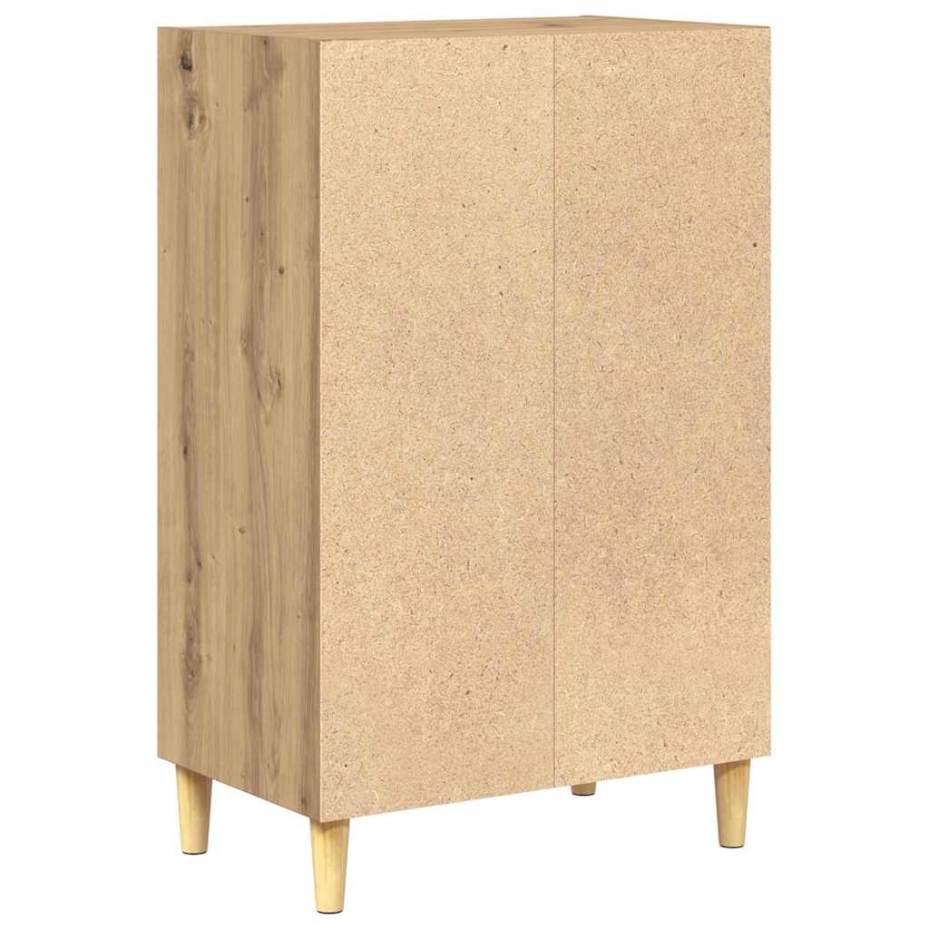 Dressoir Artisan Eiken 57 x 35 x 89.5 cm Bewerkt hout is nu te koop bij PeponiXL, paradijselijk wonen!
