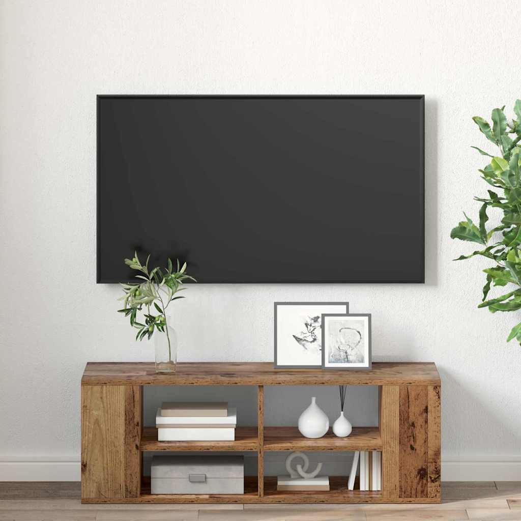 Tv-meubelset Oud Hout 102 x 35 x 35 cm Bewerkt hout is nu te koop bij PeponiXL, paradijselijk wonen!