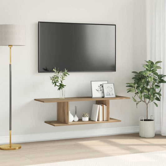 Tv-meubelset Artisan Eiken 102 x 35 x 35 cm Bewerkt hout is nu te koop bij PeponiXL, paradijselijk wonen!