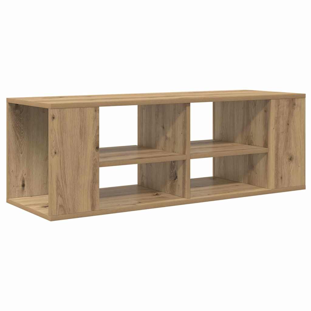 Tv-meubelset Artisan Eiken 102 x 35 x 35 cm Bewerkt hout is nu te koop bij PeponiXL, paradijselijk wonen!