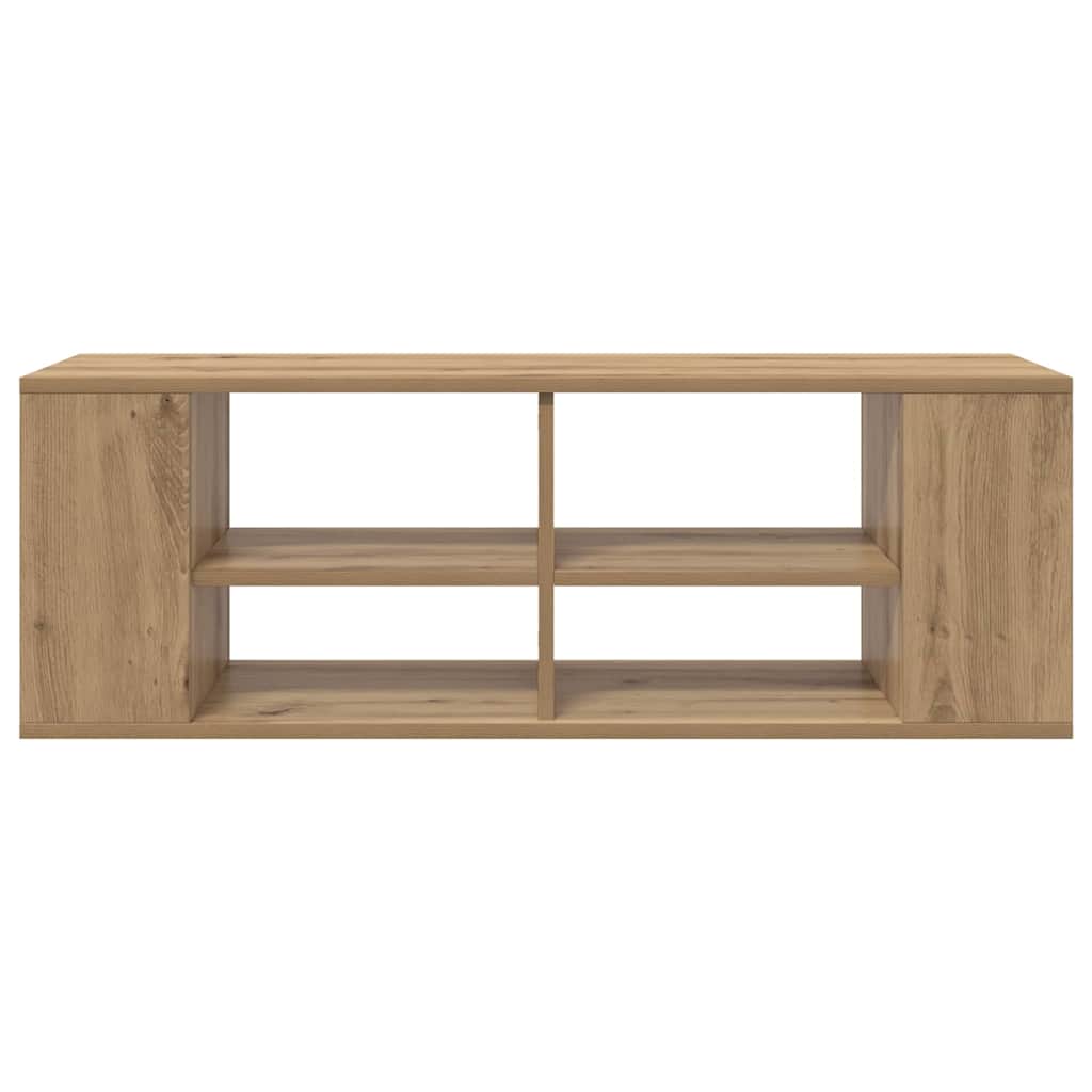 Tv-meubelset Artisan Eiken 102 x 35 x 35 cm Bewerkt hout is nu te koop bij PeponiXL, paradijselijk wonen!