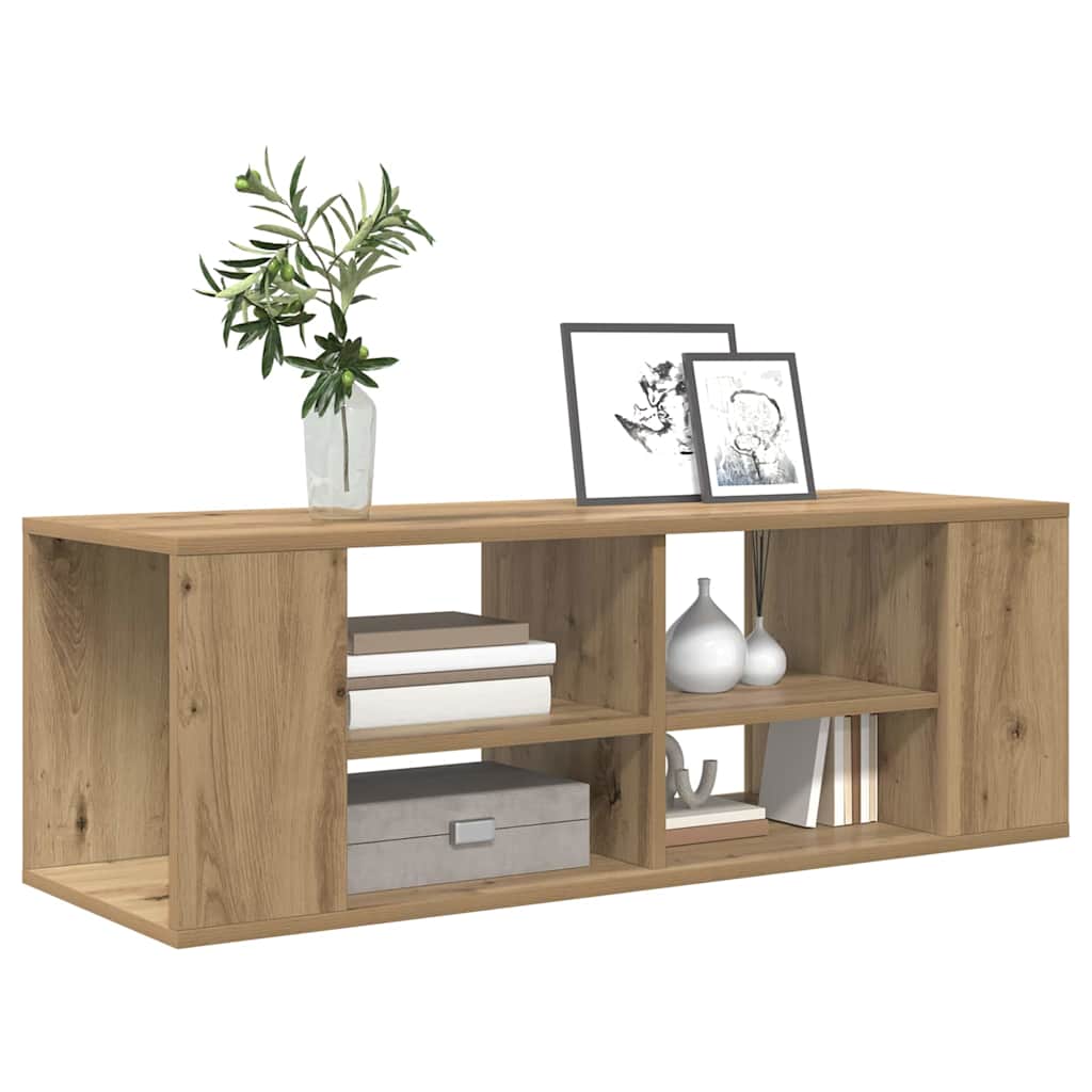 Tv-meubelset Artisan Eiken 102 x 35 x 35 cm Bewerkt hout is nu te koop bij PeponiXL, paradijselijk wonen!