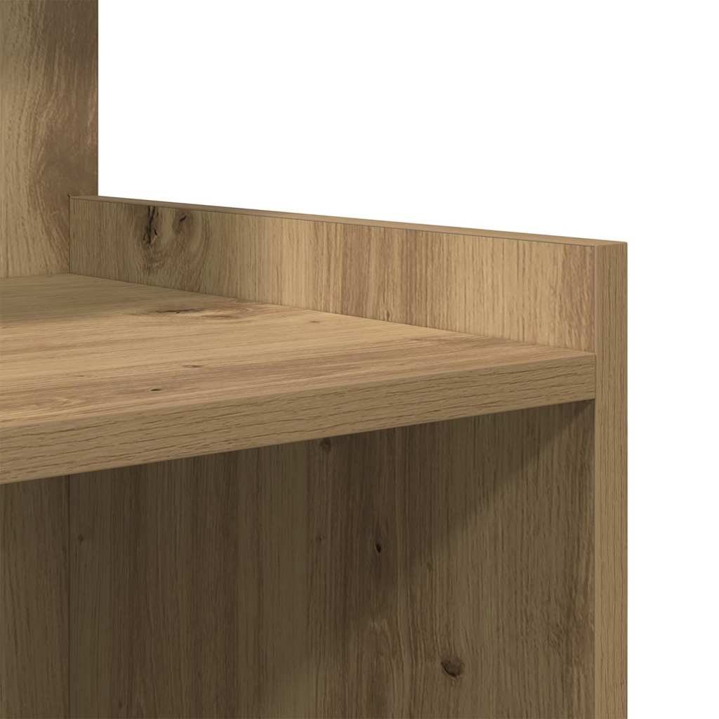 Nachtkastje 2 pcs Artisan Eiken 40 x 35 x 60 cm Bewerkt hout is nu te koop bij PeponiXL, paradijselijk wonen!