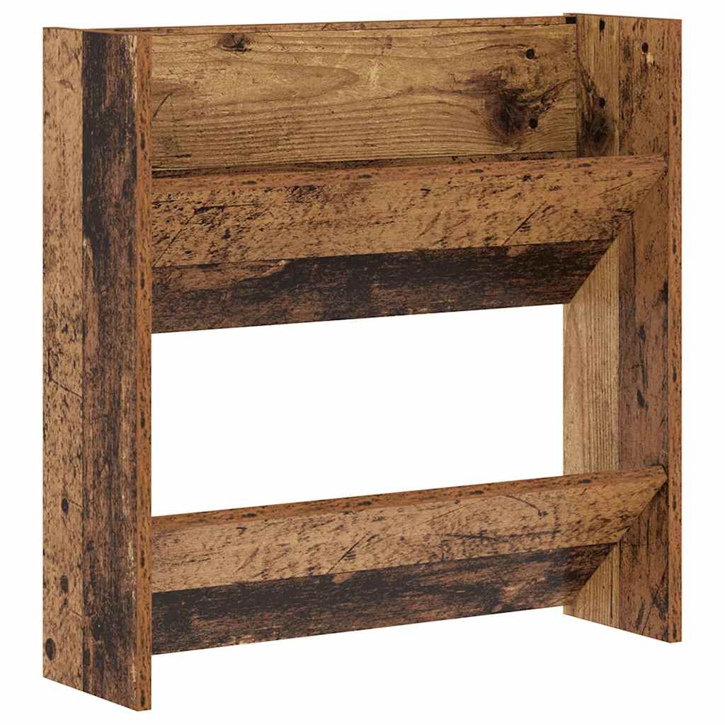 Schoenenkast met plank Oudhout 60 x 18 x 60 cm Bewerkt hout is nu te koop bij PeponiXL, paradijselijk wonen!