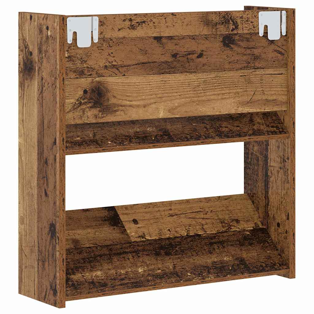 Schoenenkast met plank Oudhout 60 x 18 x 60 cm Bewerkt hout is nu te koop bij PeponiXL, paradijselijk wonen!