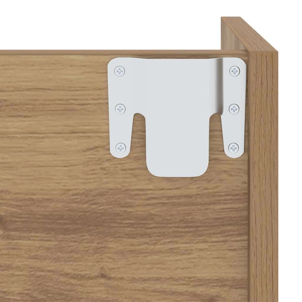 Schoenenkast 2 pcs Artisan Eiken 60 x 18 x 60 cm Bewerkt hout is nu te koop bij PeponiXL, paradijselijk wonen!