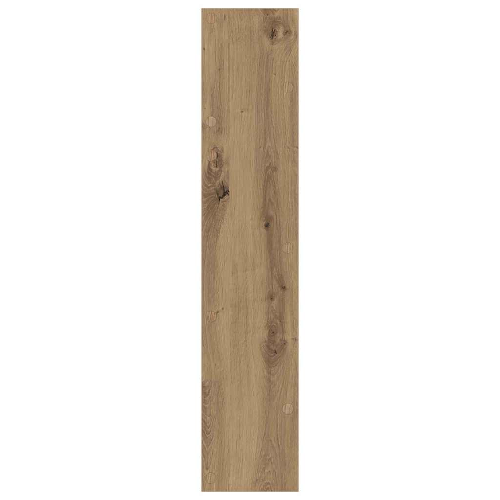 Schoenenkast Artisan Eiken 60 x 18 x 90 cm Bewerkt hout is nu te koop bij PeponiXL, paradijselijk wonen!