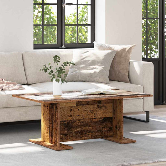 Salontafel Oud hout 103,5 x 60 x 40 cm Bewerkt hout is nu te koop bij PeponiXL, paradijselijk wonen!