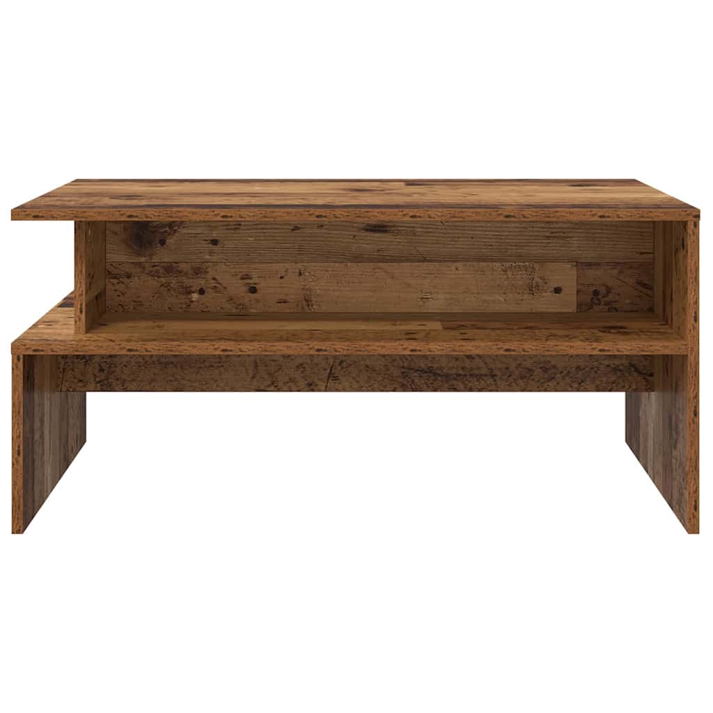 Salontafel Oudhout 90 x 55 x 42,5 cm Bewerkt hout is nu te koop bij PeponiXL, paradijselijk wonen!