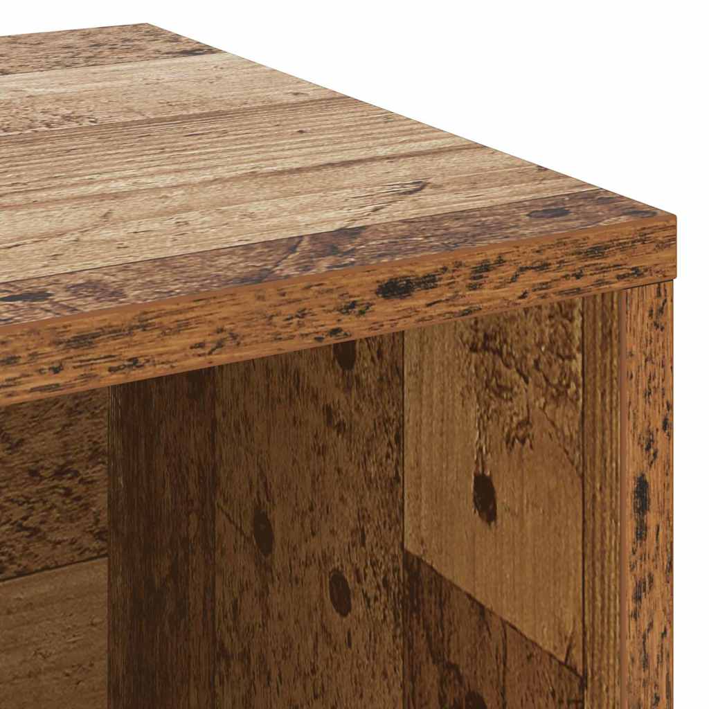Schoenenbank met plank Oudhout 103 x 30 x 54,5 cm Bewerkt hout is nu te koop bij PeponiXL, paradijselijk wonen!