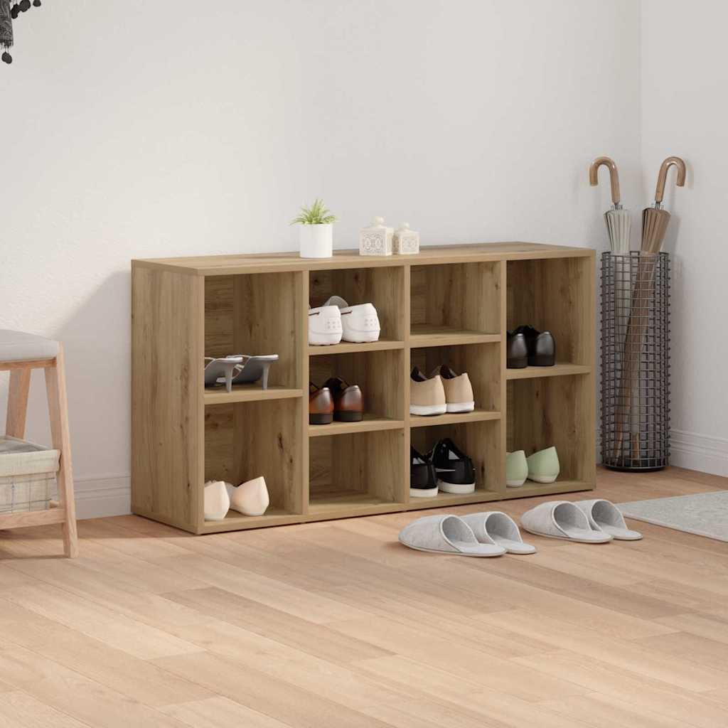 Schoenenbank Artisan Eiken 103 x 30 x 54,5 cm Bewerkt hout is nu te koop bij PeponiXL, paradijselijk wonen!