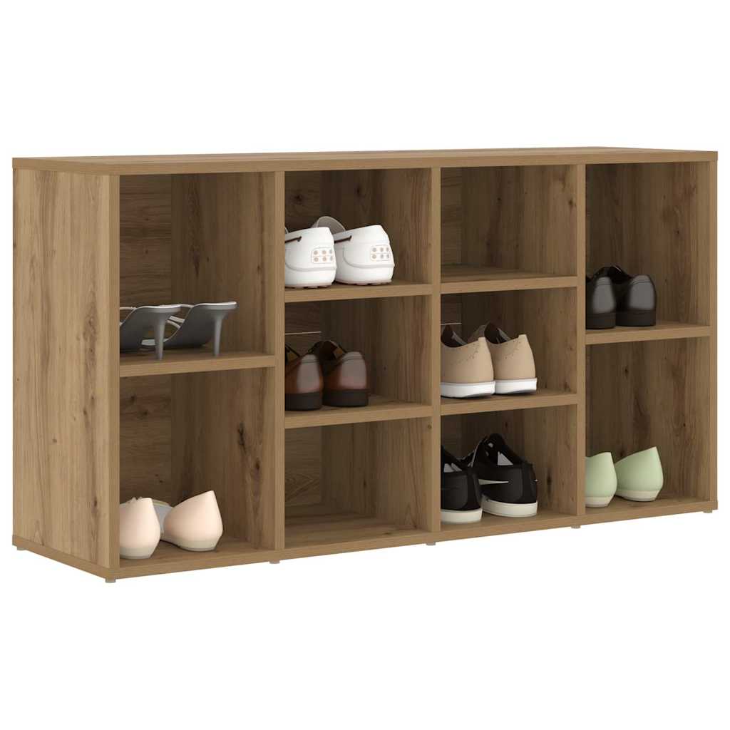 Schoenenbank Artisan Eiken 103 x 30 x 54,5 cm Bewerkt hout is nu te koop bij PeponiXL, paradijselijk wonen!