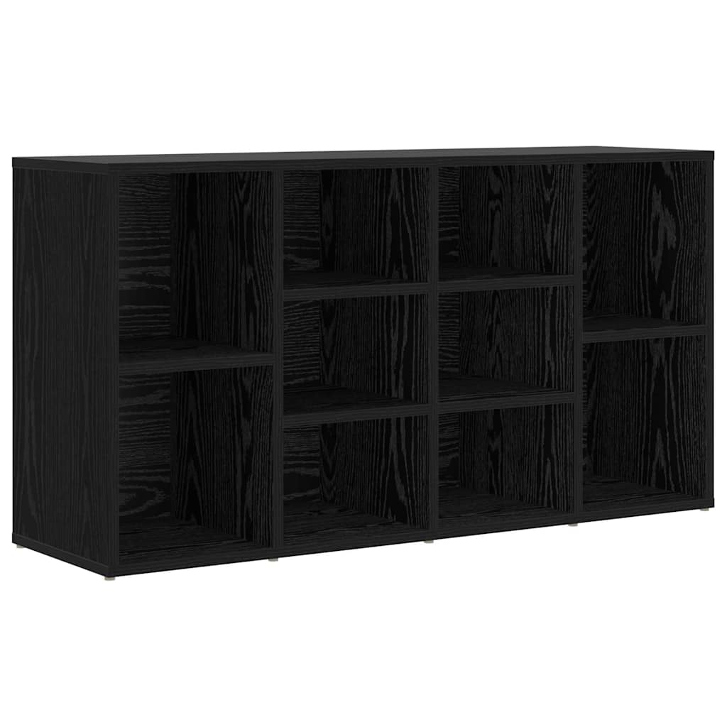 Schoenenbank Zwart Eiken 103 x 30 x 54,5 cm Bewerkt hout is nu te koop bij PeponiXL, paradijselijk wonen!
