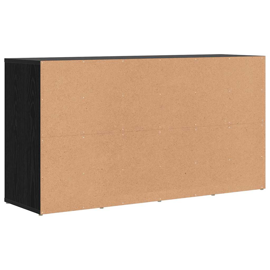 Schoenenbank Zwart Eiken 103 x 30 x 54,5 cm Bewerkt hout is nu te koop bij PeponiXL, paradijselijk wonen!