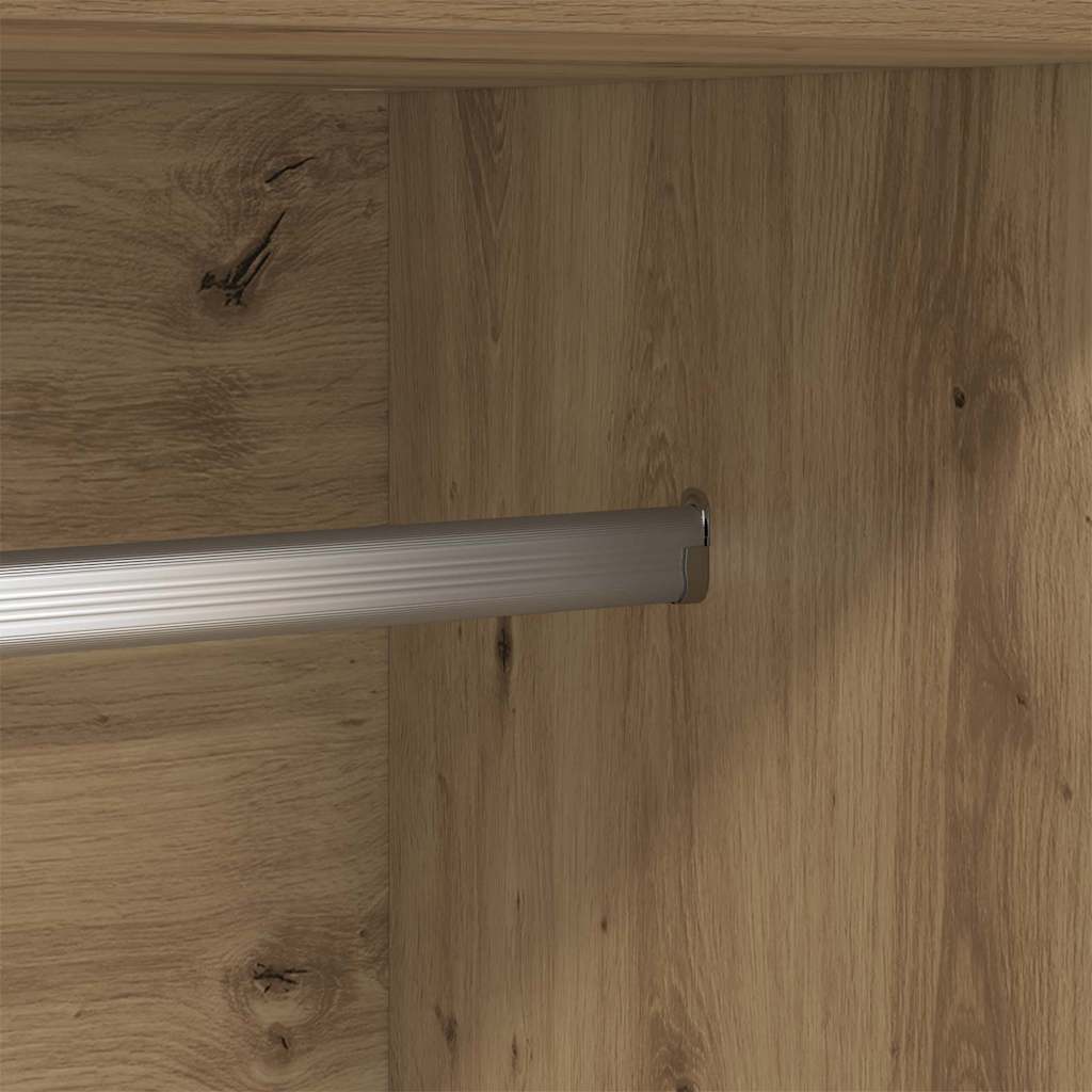 Kledingkast met plank Ambachtelijk eiken 82,5 x 51,5 x 180 cm is nu te koop bij PeponiXL, paradijselijk wonen!