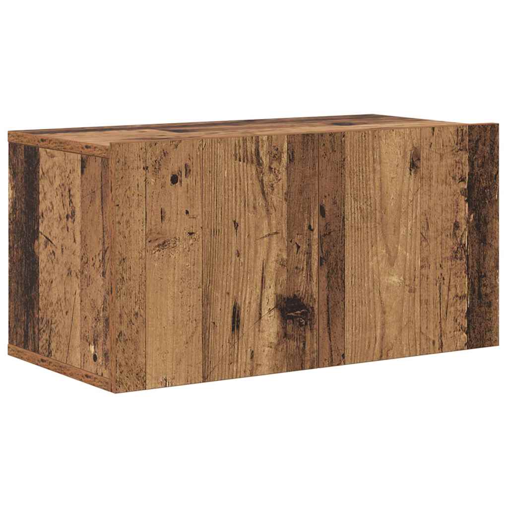 Tv-meubelset Wandgemonteerd Bruin 60 x 30 x 30 cm Bewerkt hout is nu te koop bij PeponiXL, paradijselijk wonen!