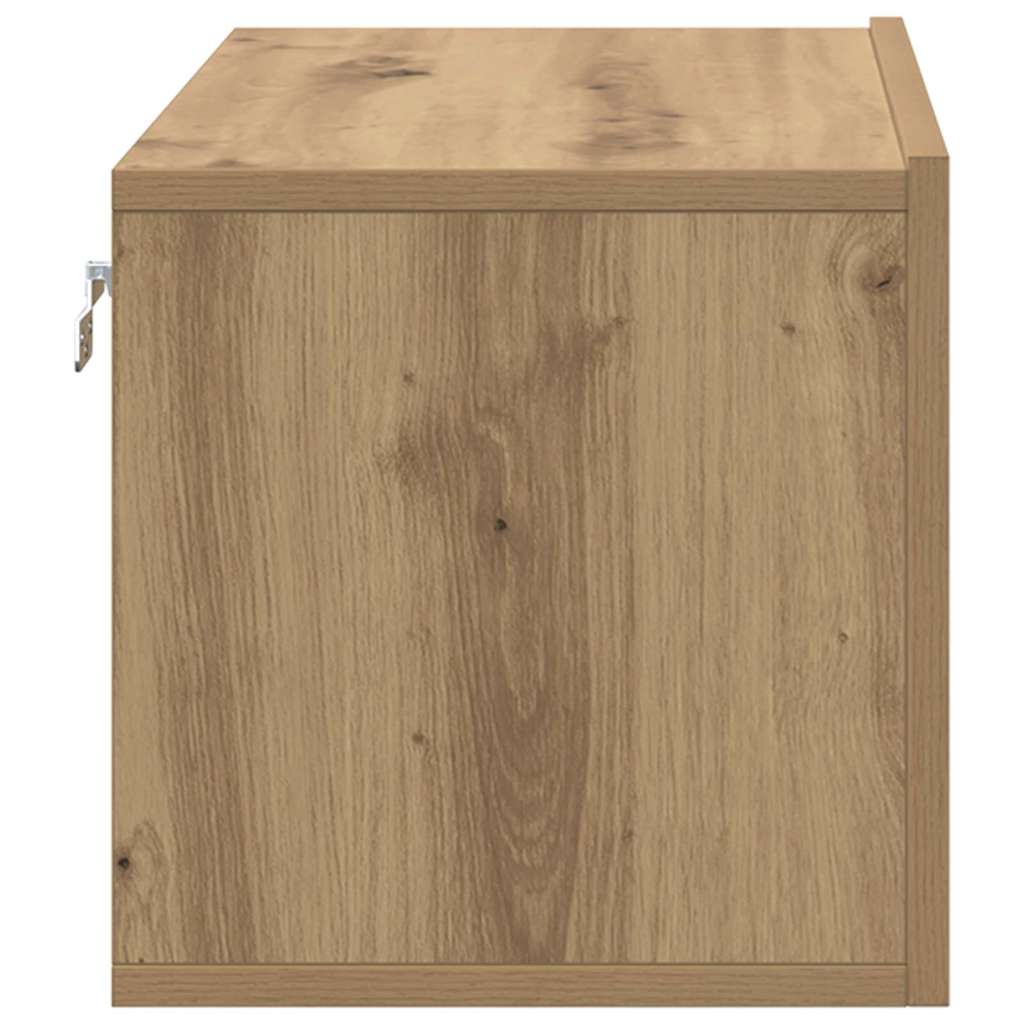 Tv-meubelset Wandgemonteerd Bruin 60 x 30 x 30 cm Bewerkt hout is nu te koop bij PeponiXL, paradijselijk wonen!