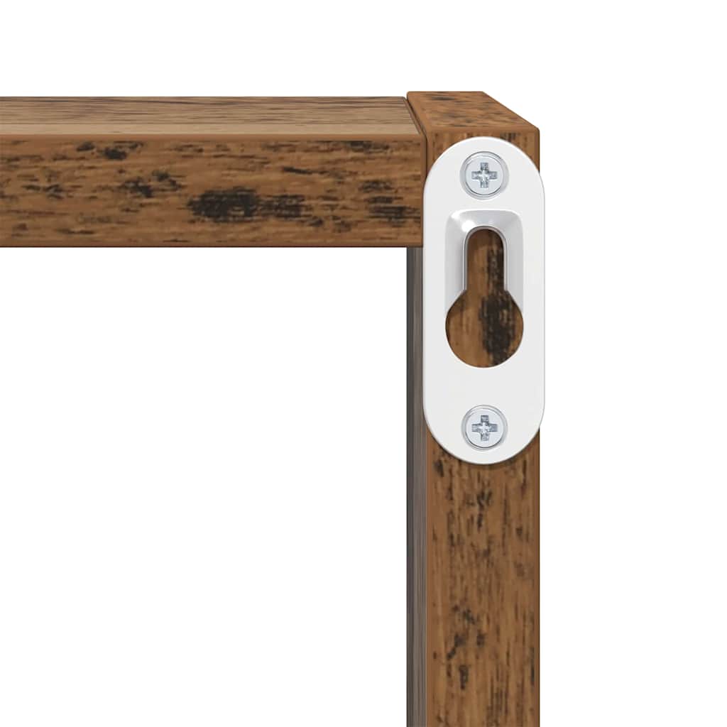 Wandschappen met plank Wandgemonteerd Oudhout Bewerkt hout is nu te koop bij PeponiXL, paradijselijk wonen!