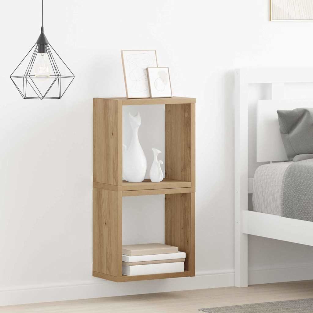 Wandschappen met plank met opslag Artisan Eiken Bewerkt hout is nu te koop bij PeponiXL, paradijselijk wonen!