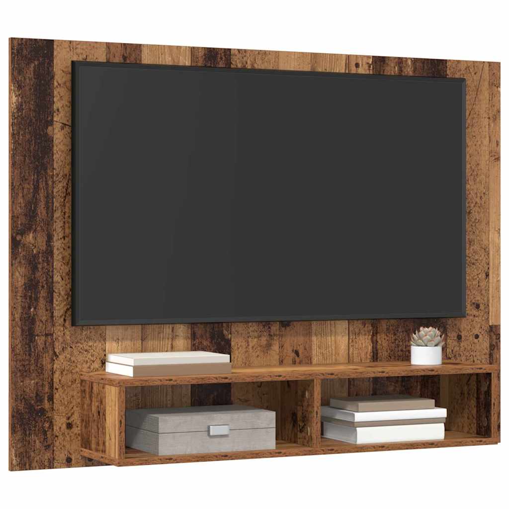 Tv-meubelset Oud Hout 120 x 23,5 x 90 cm Bewerkt hout is nu te koop bij PeponiXL, paradijselijk wonen!