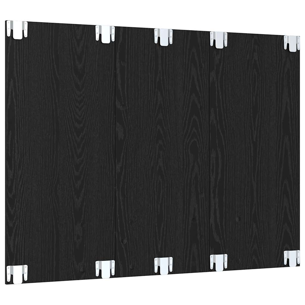 Tv-meubelset Zwart Eiken 120 x 23,5 x 90 cm Bewerkt hout is nu te koop bij PeponiXL, paradijselijk wonen!
