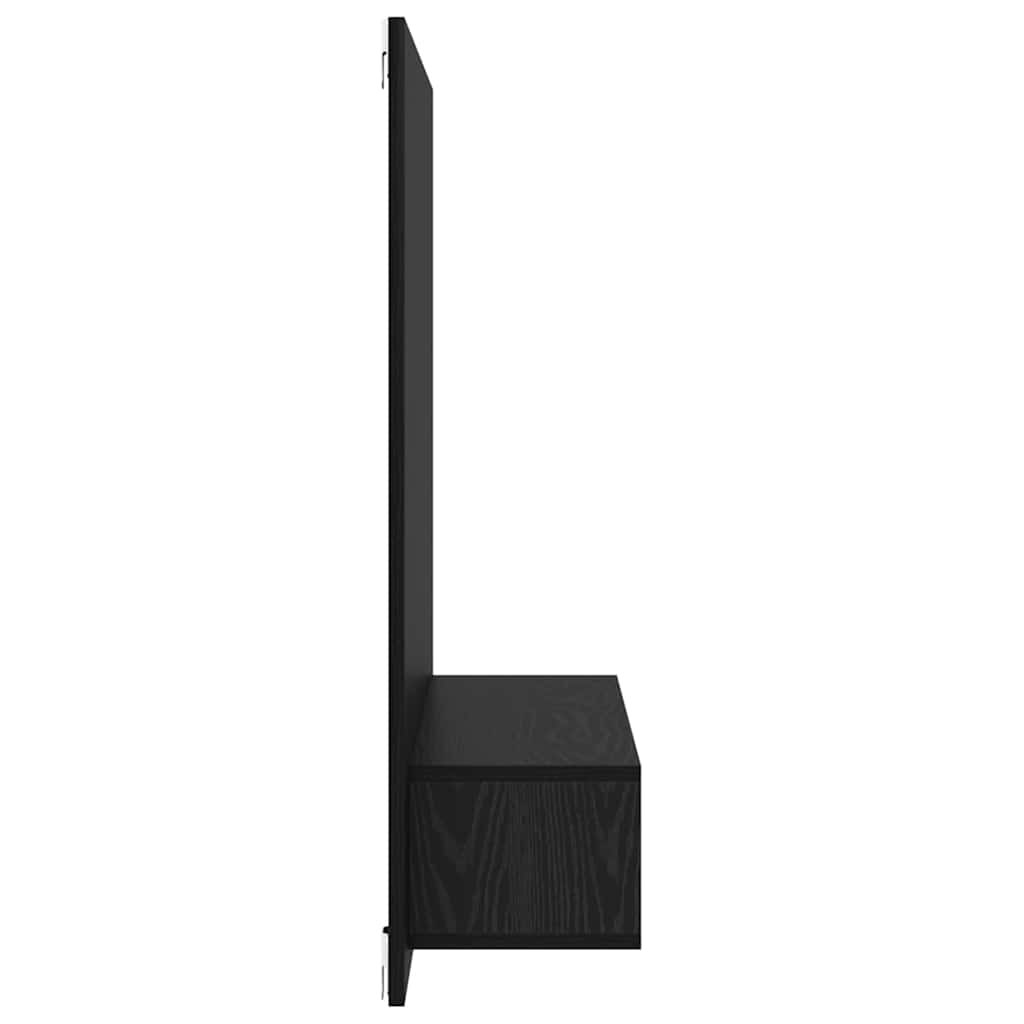Tv-meubelset Zwart Eiken 120 x 23,5 x 90 cm Bewerkt hout is nu te koop bij PeponiXL, paradijselijk wonen!