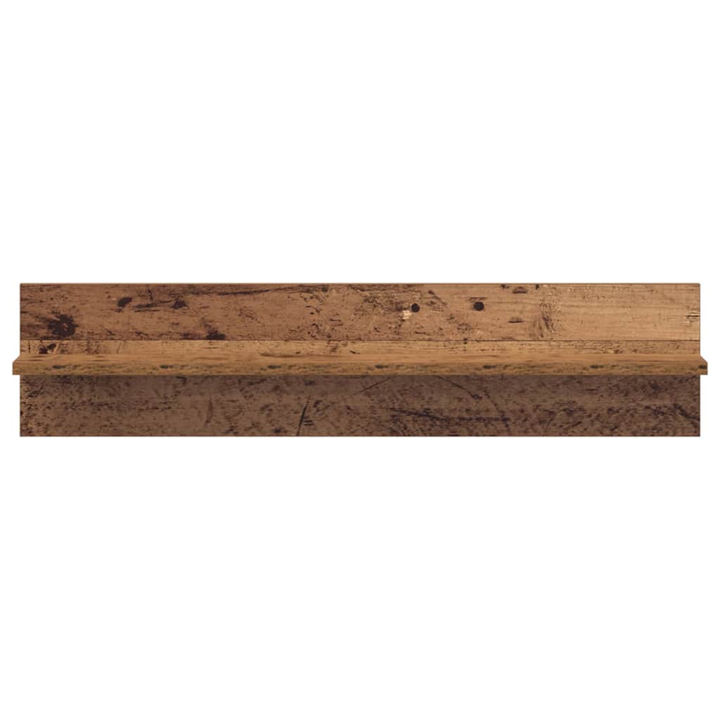 Wandplank 2 pcs Oud Hout 80 x 11,5 x 18 cm Bewerkt hout is nu te koop bij PeponiXL, paradijselijk wonen!