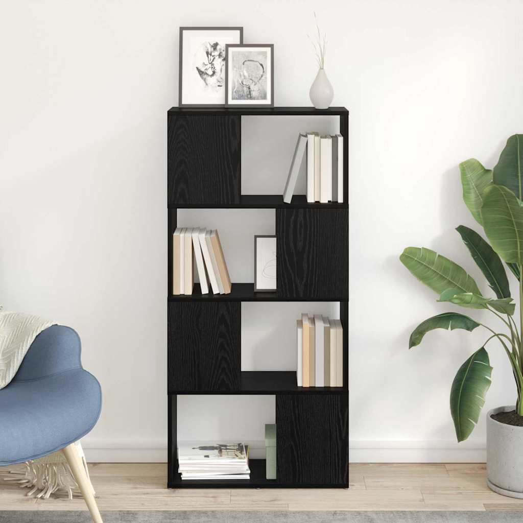 Tv-meubelset Zwart 60 x 24 x 125,5 cm Bewerkt hout is nu te koop bij PeponiXL, paradijselijk wonen!