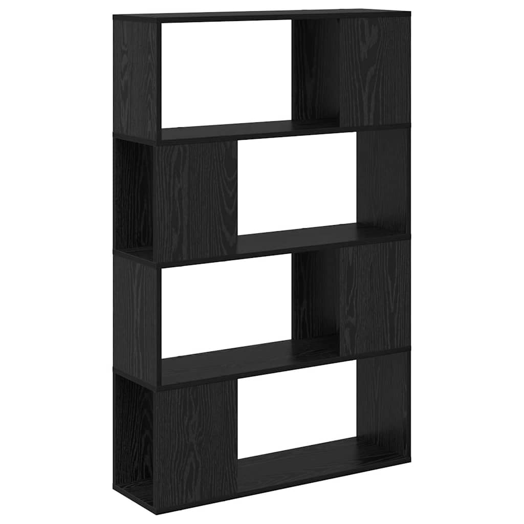 Tv-meubelset Wandgemonteerd Zwart 80 x 24 x 125 cm Bewerkt hout is nu te koop bij PeponiXL, paradijselijk wonen!