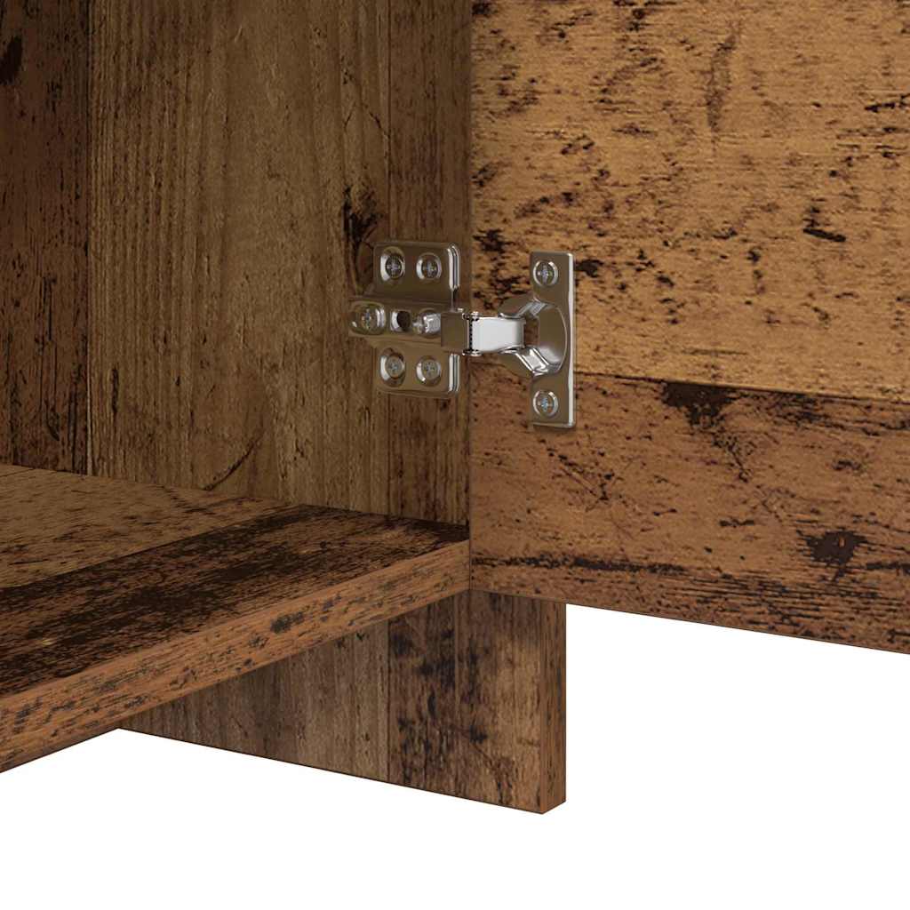 Tv-meubelset Oud Hout 90 x 35 x 40 cm Bewerkt hout is nu te koop bij PeponiXL, paradijselijk wonen!