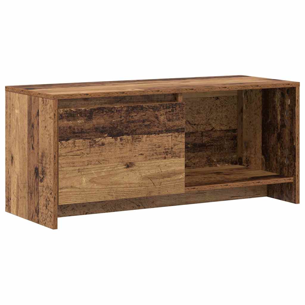 Tv-meubelset Oud Hout 90 x 35 x 40 cm Bewerkt hout is nu te koop bij PeponiXL, paradijselijk wonen!