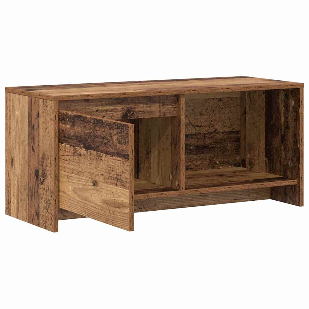 Tv-meubelset Oud Hout 90 x 35 x 40 cm Bewerkt hout is nu te koop bij PeponiXL, paradijselijk wonen!