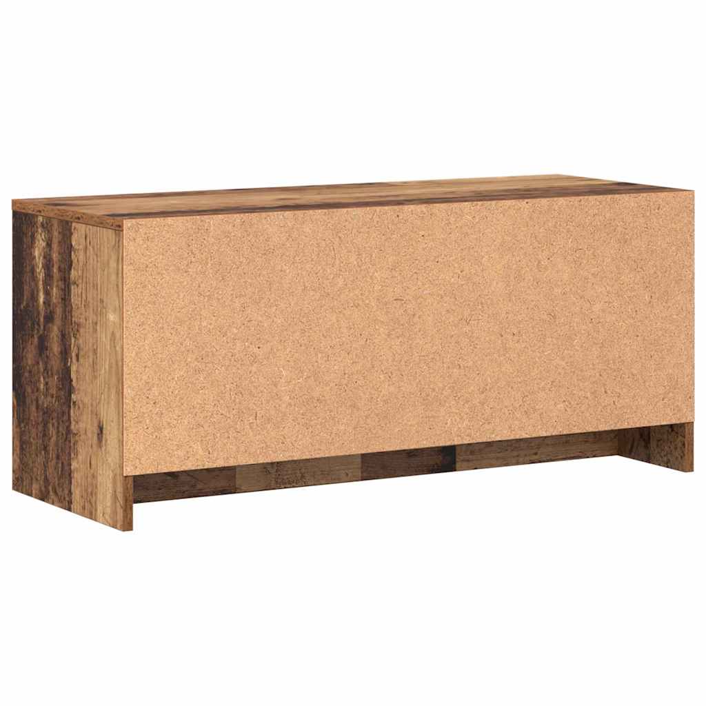 Tv-meubelset Oud Hout 90 x 35 x 40 cm Bewerkt hout is nu te koop bij PeponiXL, paradijselijk wonen!