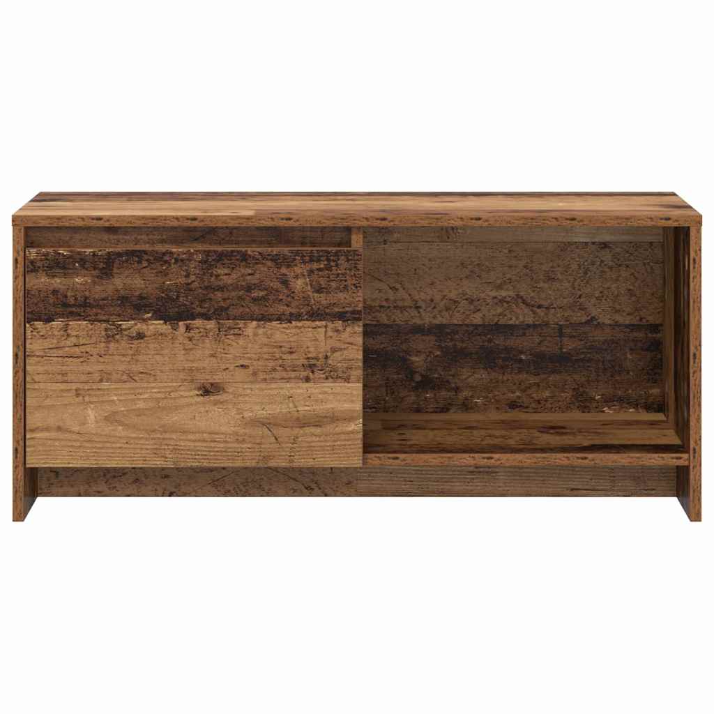 Tv-meubelset Oud Hout 90 x 35 x 40 cm Bewerkt hout is nu te koop bij PeponiXL, paradijselijk wonen!