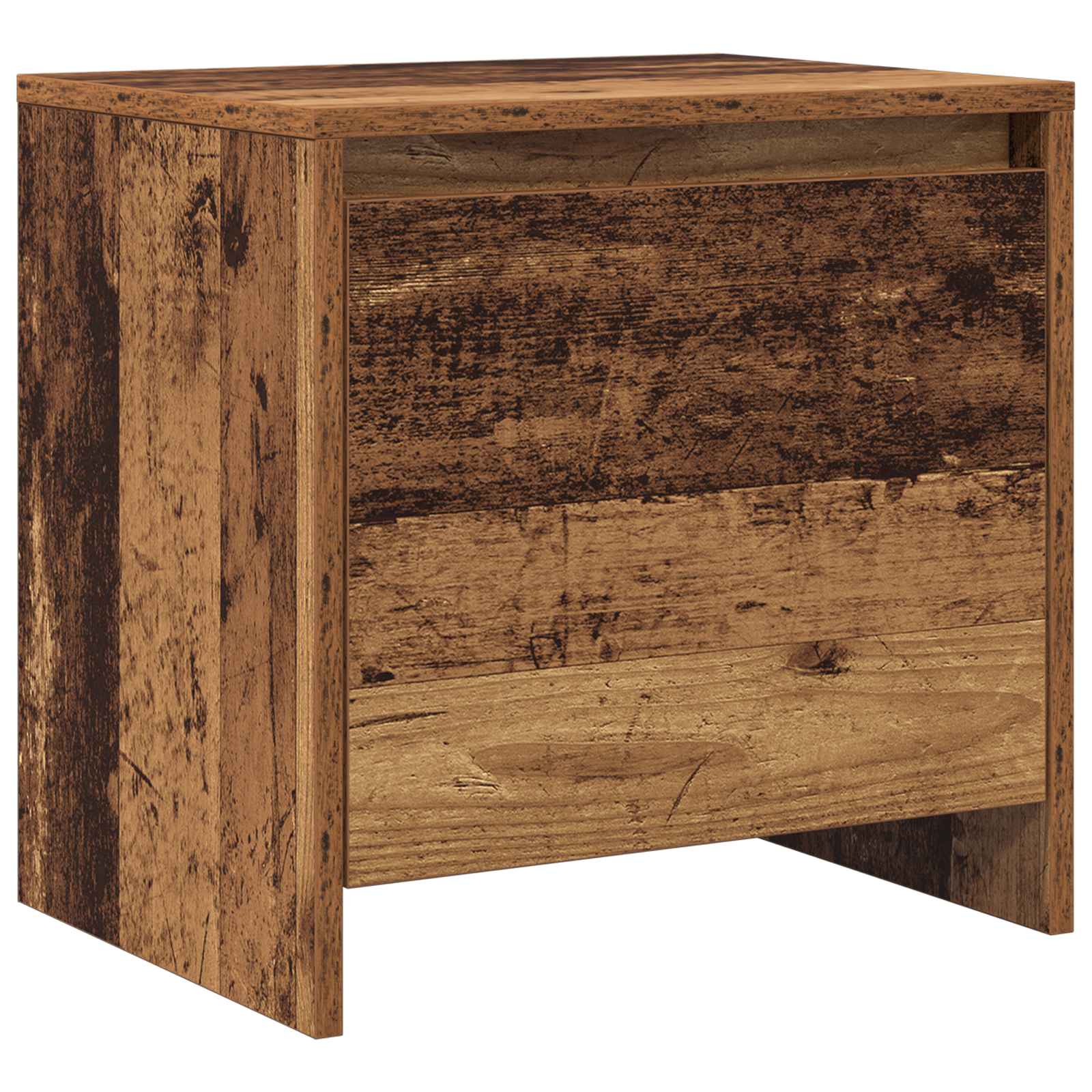 Nachtkastje Oudhout 45 x 34 x 44,5 cm Bewerkt hout is nu te koop bij PeponiXL, paradijselijk wonen!
