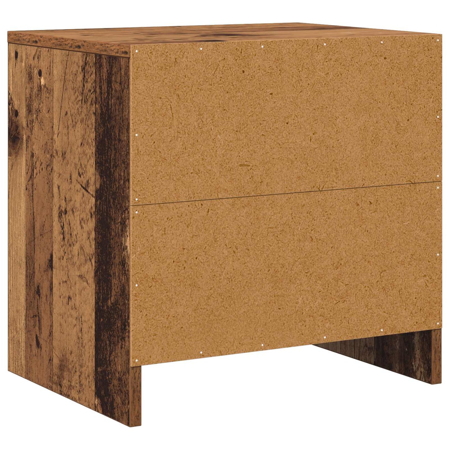 Nachtkastje Oudhout 45 x 34 x 44,5 cm Bewerkt hout is nu te koop bij PeponiXL, paradijselijk wonen!