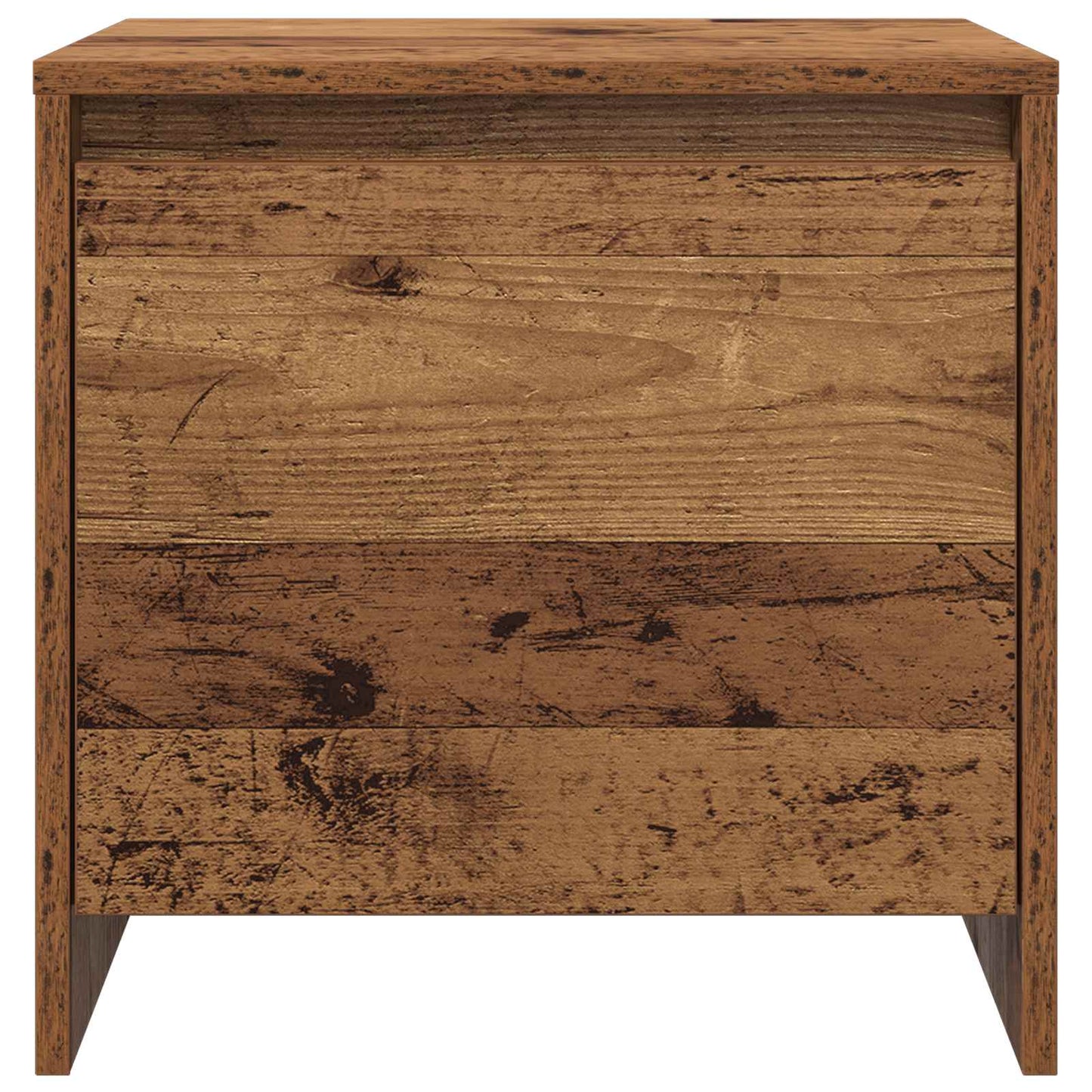 Nachtkastje Oudhout 45 x 34 x 44,5 cm Bewerkt hout is nu te koop bij PeponiXL, paradijselijk wonen!