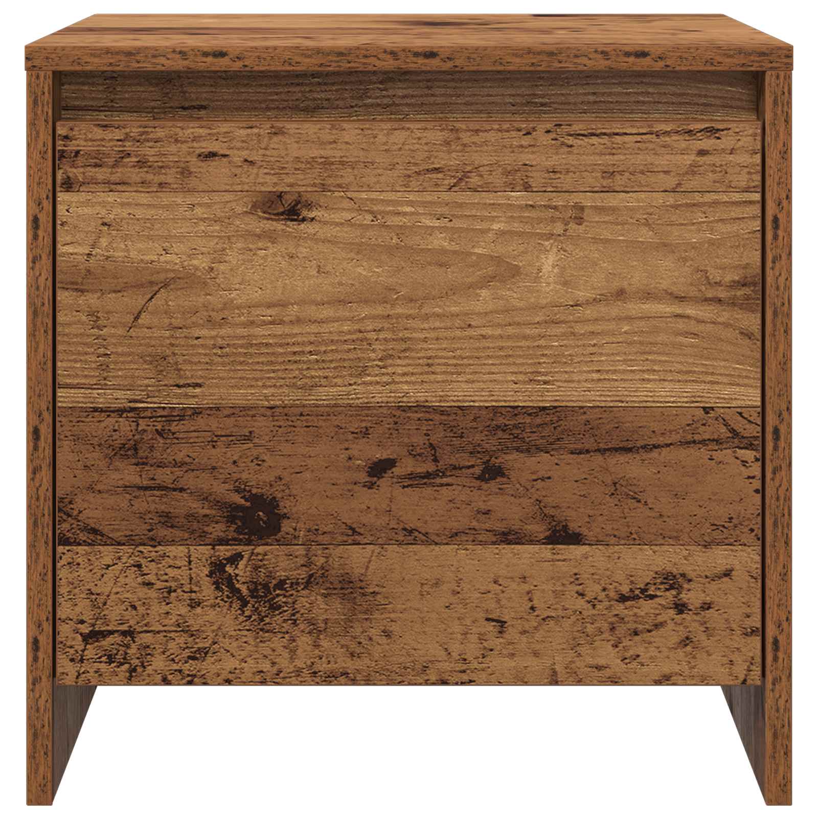 Nachtkastje Oudhout 45 x 34 x 44,5 cm Bewerkt hout is nu te koop bij PeponiXL, paradijselijk wonen!