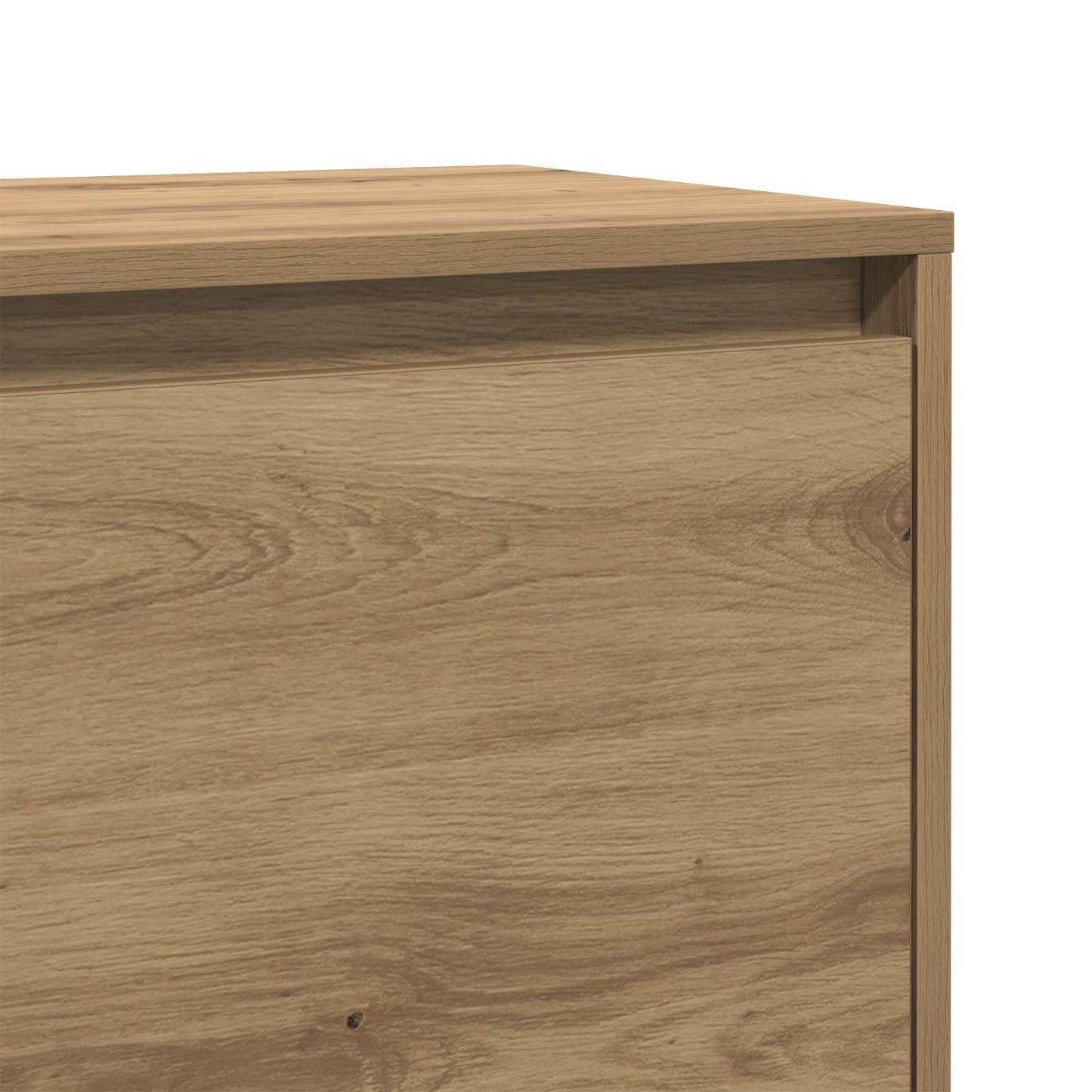Nachtkastje Artisan Eiken 45 x 34 x 44,5 cm Bewerkt hout is nu te koop bij PeponiXL, paradijselijk wonen!