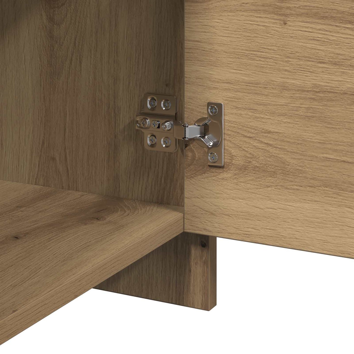 Nachtkastje Artisan Eiken 45 x 34 x 44,5 cm Bewerkt hout is nu te koop bij PeponiXL, paradijselijk wonen!