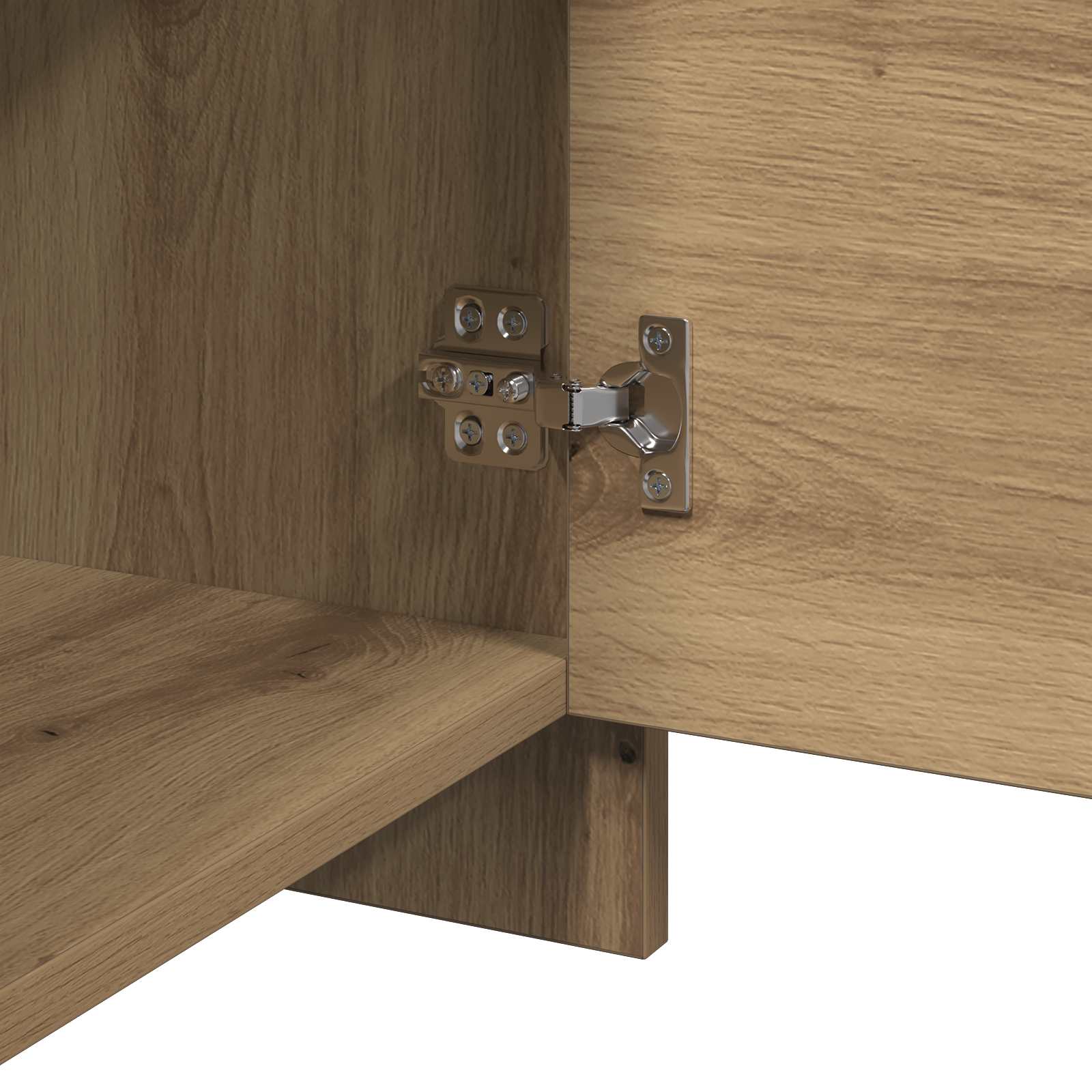 Nachtkastje Artisan Eiken 45 x 34 x 44,5 cm Bewerkt hout is nu te koop bij PeponiXL, paradijselijk wonen!