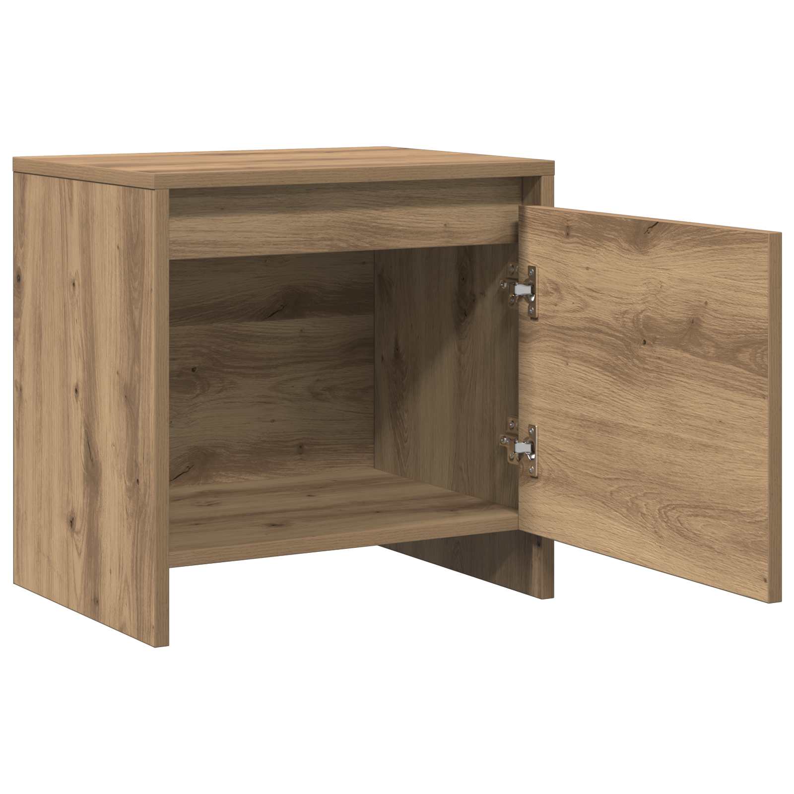 Nachtkastje Artisan Eiken 45 x 34 x 44,5 cm Bewerkt hout is nu te koop bij PeponiXL, paradijselijk wonen!