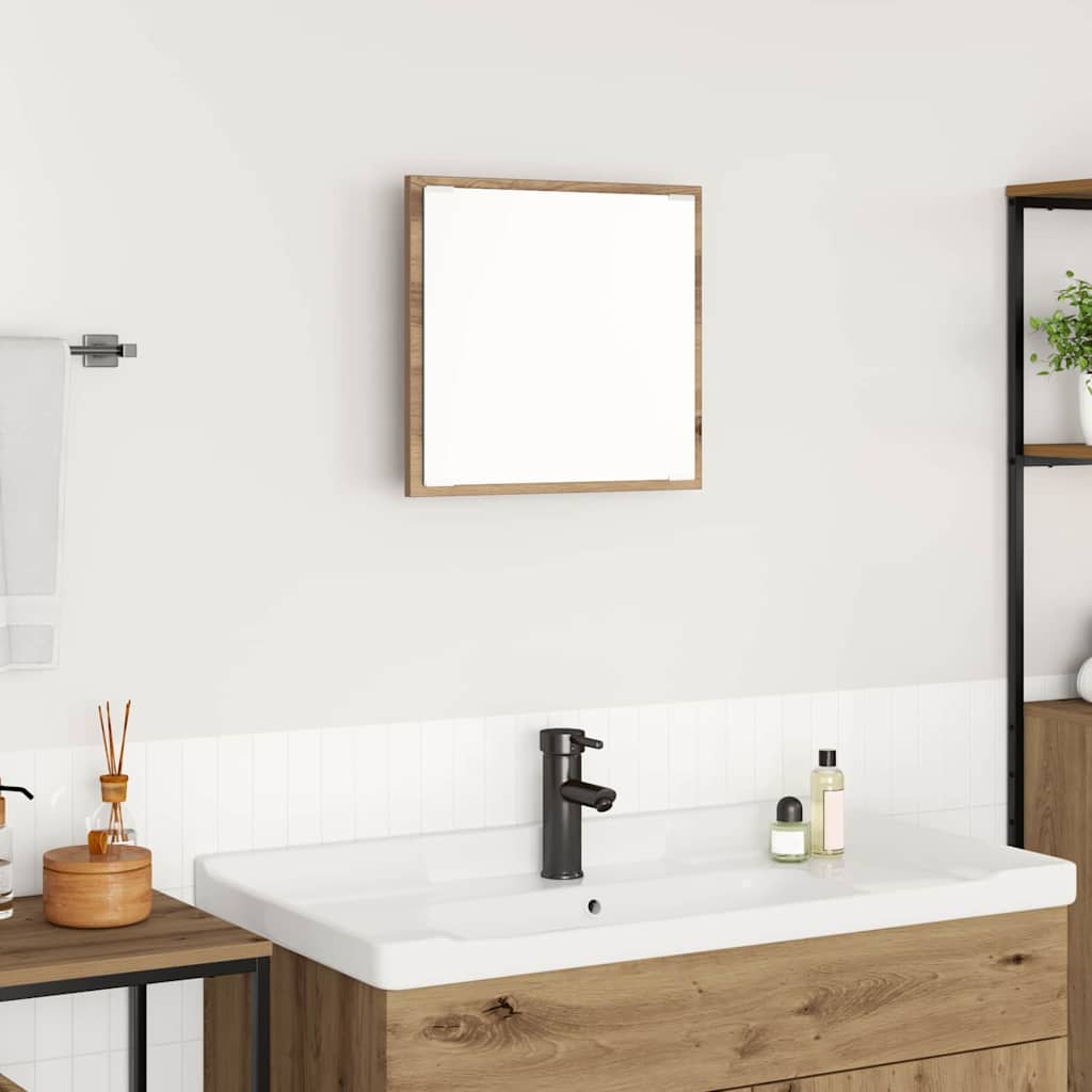 LED Badkamer Spiegel met spiegel Artisan Eiken 40 x 37 x 8.5 cm is nu te koop bij PeponiXL, paradijselijk wonen!