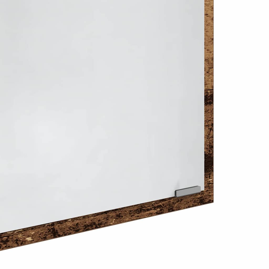 Spiegel Wandgemonteerd Oud Hout 90 x 8,5 x 37 cm Bewerkt hout is nu te koop bij PeponiXL, paradijselijk wonen!