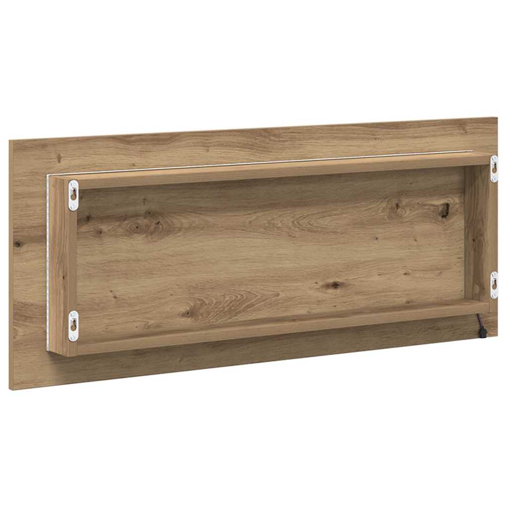 Spiegel met spiegel Artisan Eiken 90 x 8,5 x 37 cm Bewerkt hout is nu te koop bij PeponiXL, paradijselijk wonen!