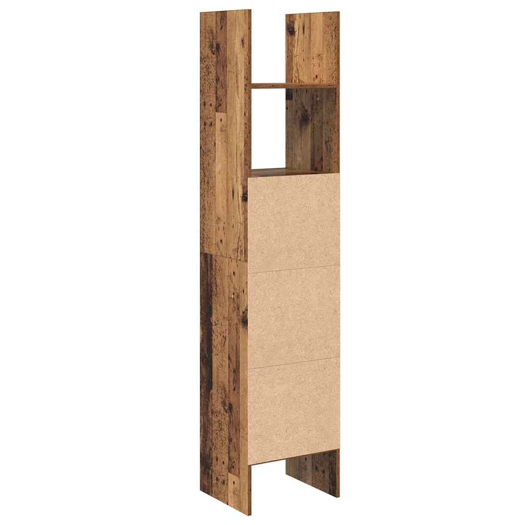 Boekenkast Oud hout 40 x 35 x 180 cm Bewerkt hout is nu te koop bij PeponiXL, paradijselijk wonen!