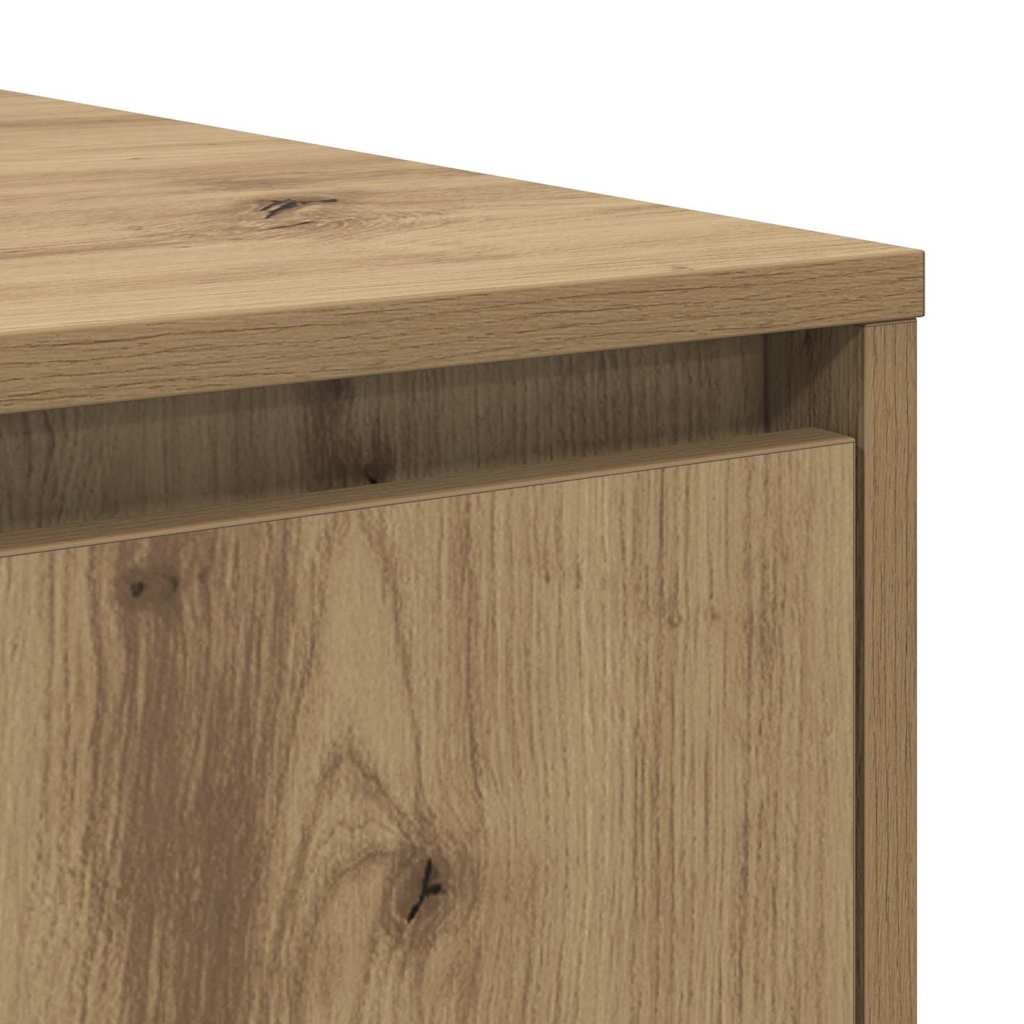 Salontafel artisanaal eikenkleurig 80 x 80 x 31 cm Bewerkt hout is nu te koop bij PeponiXL, paradijselijk wonen!