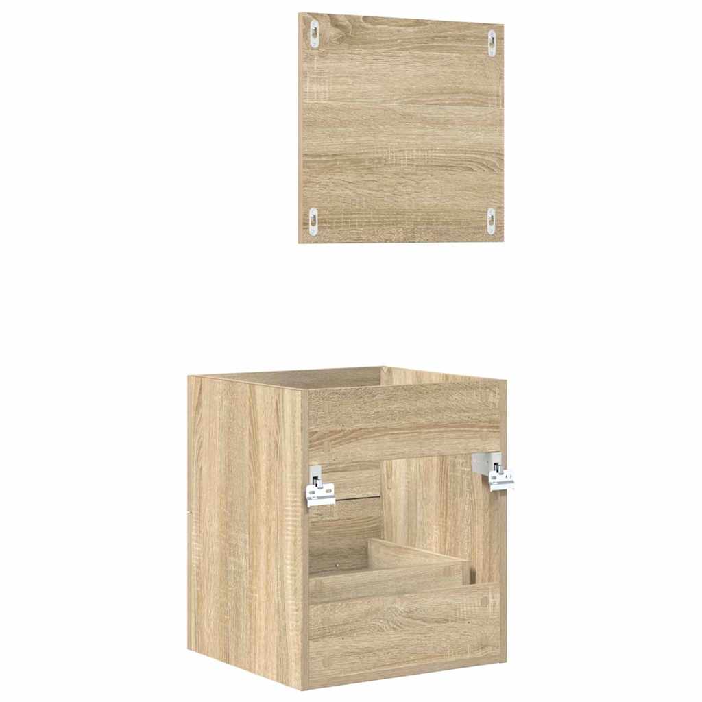 Badkamermeubelset met lade met opslag Bruin 41 x 38,5 x 48 cm is nu te koop bij PeponiXL, paradijselijk wonen!