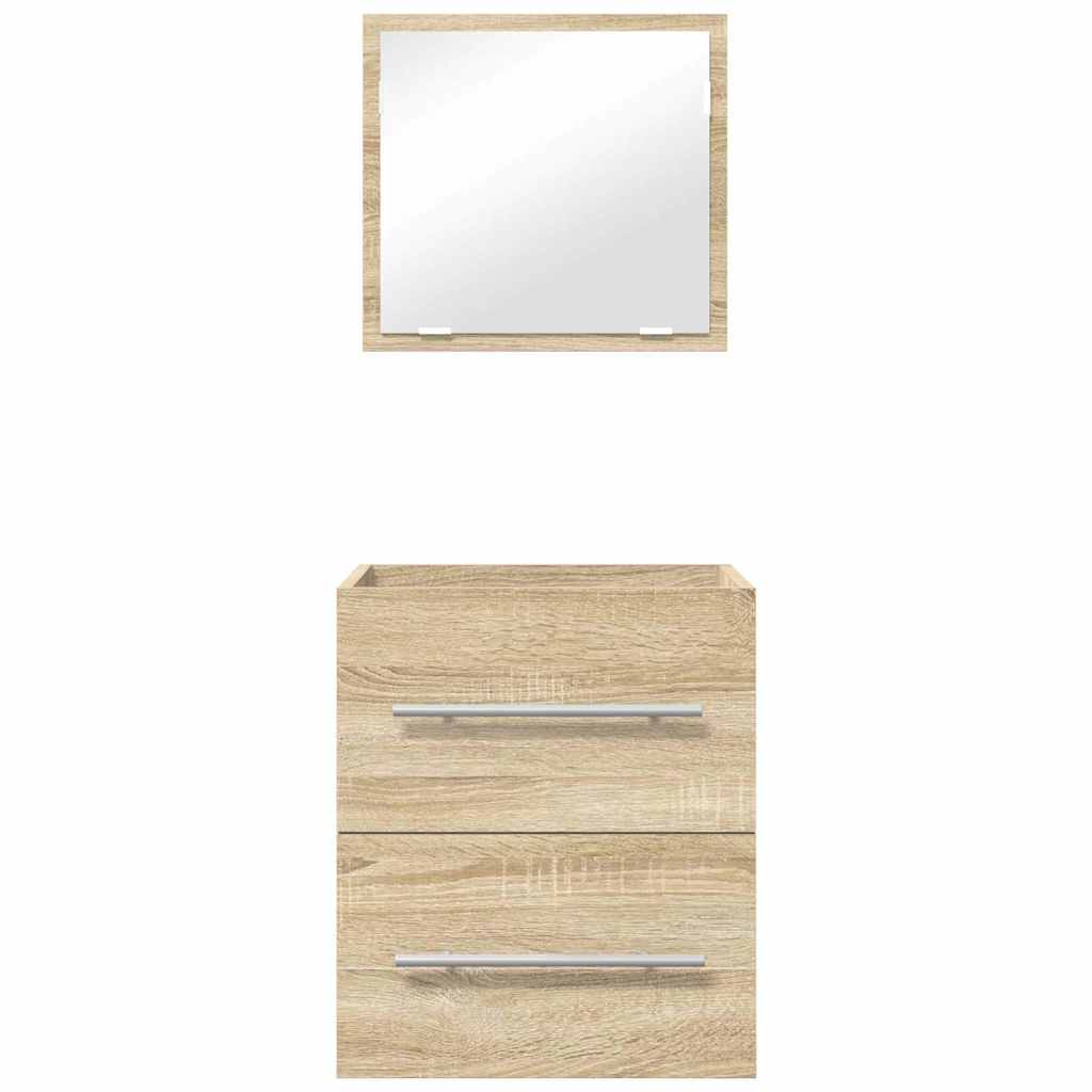 Badkamermeubelset met lade met opslag Bruin 41 x 38,5 x 48 cm is nu te koop bij PeponiXL, paradijselijk wonen!